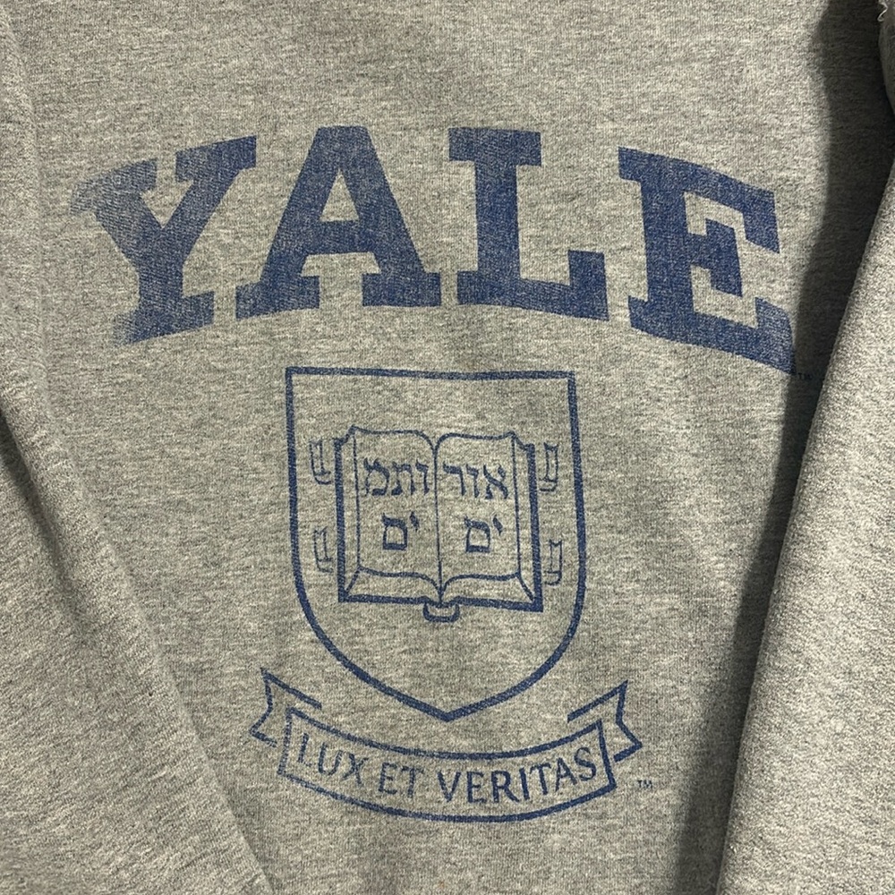 Yale gray crewneck